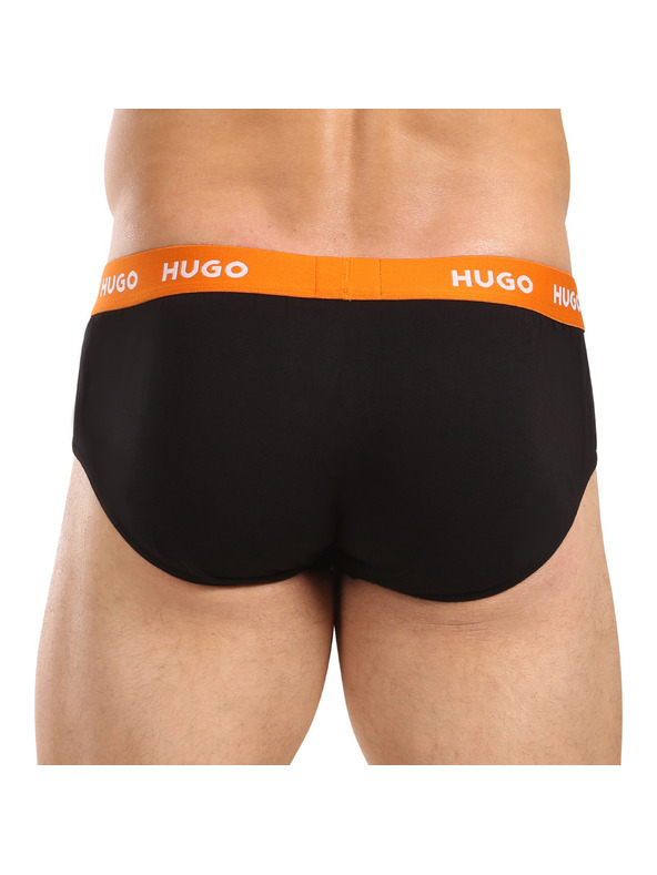 HUGO Set od tri - muške gaće HUGO crne