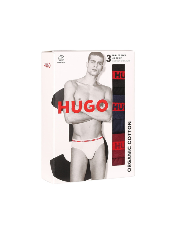 HUGO Set od tri - muške gaće HUGO šarene