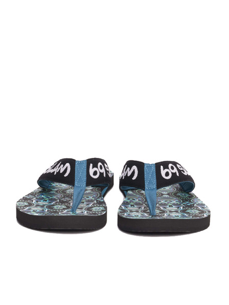 69slam Muške flip-flop papuče 69SLAM SKULL KONG