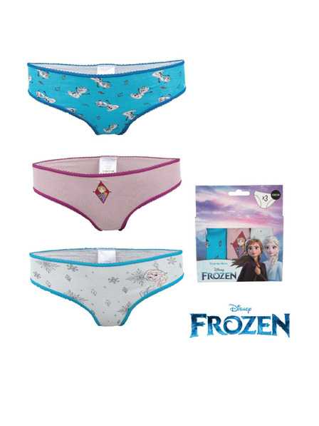 Trenýrkárna Komplet od tri - djevojčje gaćice Frozen višebojne