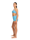 Modibodi Djevojčji kupaći kostim Modibodi crop top Splice Wavy Blue gornji dio