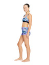 Modibodi Djevojčji kupaći kostim Modibodi Performance Reversible Crop Top Marble Blue gornji dio