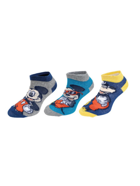 Trenýrkárna Set od tri - dječje čarape Mickey višebojne (38131/blue)