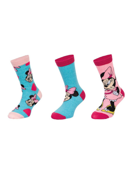 Trenýrkárna Set od tri - dječje čarape Minnie višebojne (39717/blue)