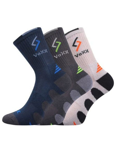 VoXX Set od tri - dječje čarape Voxx sportske višebojne