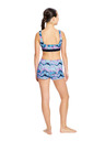 Modibodi Djevojčje menstrualne plivačke Modibodi Performance Hi Waist Short Super Marble Blue donji dio