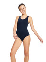 Modibodi Djevojčje menstrualne plivačke Modibodi Performance Racerback One Piece Super Navy Blue jednodjelne