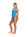 Modibodi Djevojčje menstrualne plivačke Modibodi Teen Smileyworld One Piece Boho Blue jednodjelne