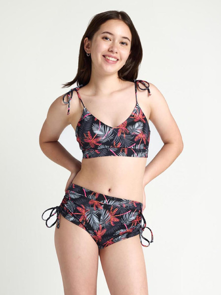 Modibodi Djevojčje menstrualne plivačke Modibodi Teen High Short Jungle Palm Black donji dio