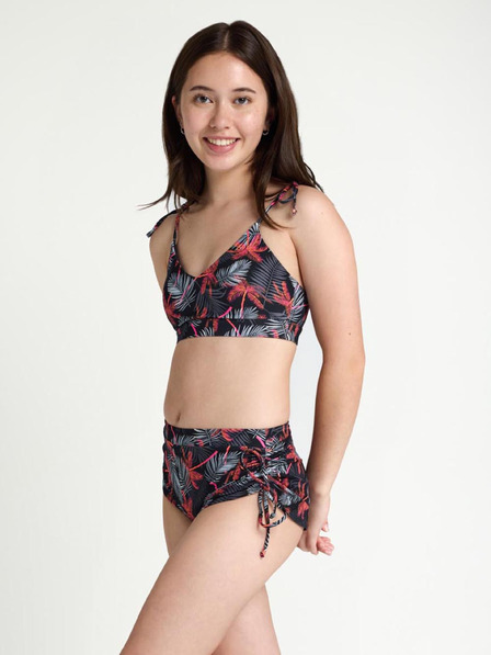 Modibodi Djevojčje menstrualne plivačke Modibodi Teen High Short Jungle Palm Black donji dio