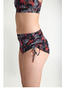 Modibodi Djevojčje menstrualne plivačke Modibodi Teen High Short Jungle Palm Black donji dio