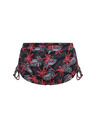 Modibodi Djevojčje menstrualne plivačke Modibodi Teen High Short Jungle Palm Black donji dio