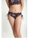 Modibodi Djevojčje menstrualne plivačke Modibodi Teen High Bikini Jungle Palm Black donji dio