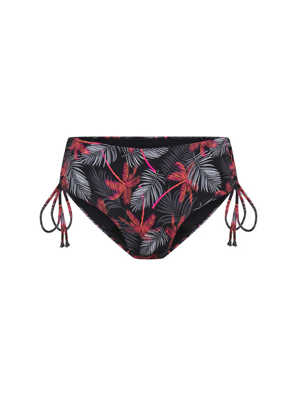 Modibodi Djevojčje menstrualne plivačke Modibodi Teen High Bikini Jungle Palm Black donji dio
