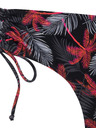 Modibodi Djevojčje menstrualne plivačke Modibodi Teen High Bikini Jungle Palm Black donji dio
