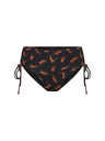 Modibodi Djevojčje menstrualne plivačke Modibodi Teen High Bikini Cheetah Chase Black donji dio