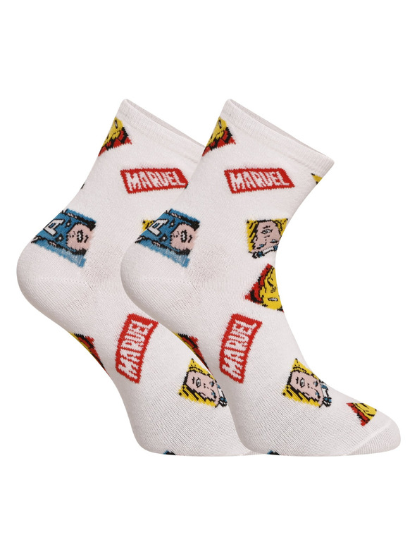 E plus M Komplet od dva - dječje čarape E plus M Marvel višebojan