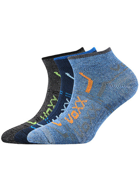 VoXX Komplet od tri - dječje čarape VoXX višebojan (Rexík 01-mix-A)