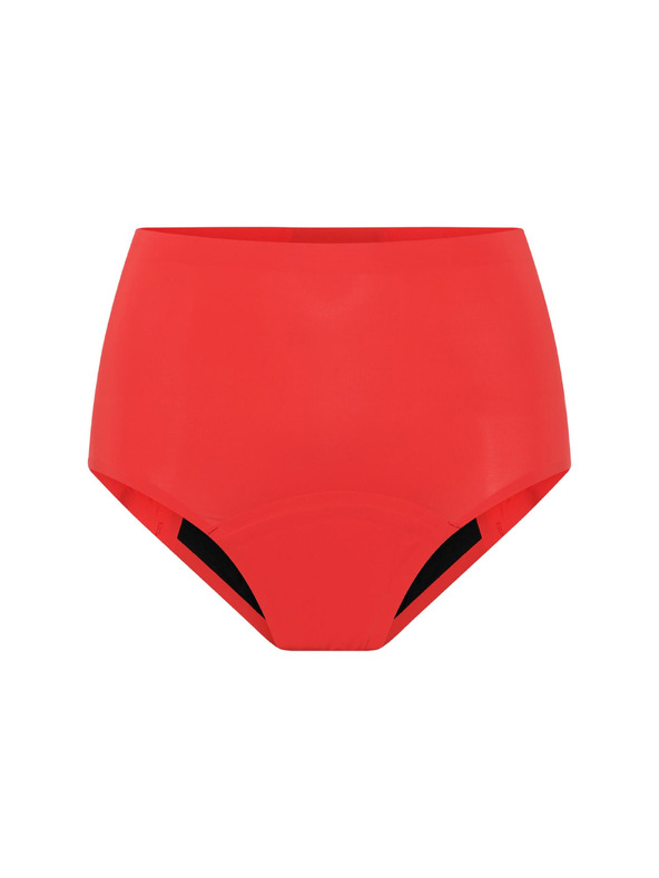 Modibodi Menstrualne gaće Modibodi Seamfree Full Brief Heavy-Overnight Waratah Red