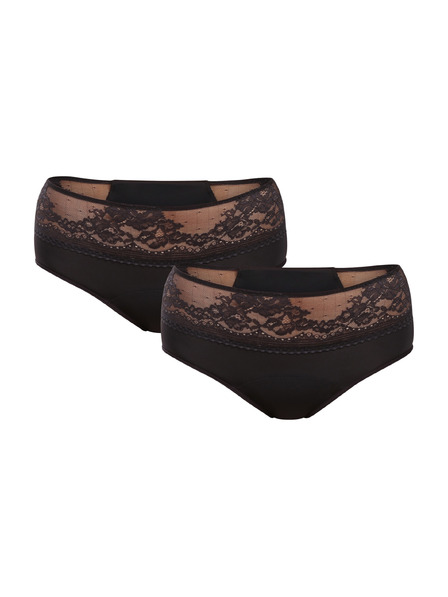 DORINA Set od dva - Menstrualne gaćice Dorina Eco Moon Lace Midi