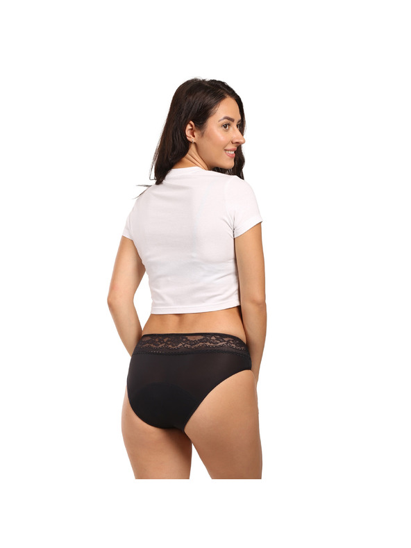DORINA Set od dva - Menstrualne gaćice Dorina Eco Moon Lace Hipster