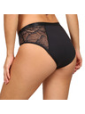 Love Luna Menstrualne gaćice Love Luna crne LUXE Lace Midi BRIEF