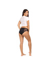 Love Luna Menstrualne gaćice Love Luna crne LUXE Lace Midi BRIEF