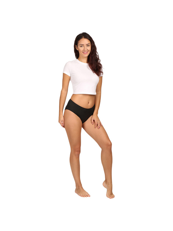 Love Luna Menstrualne gaćice Love Luna Midi Black Eco