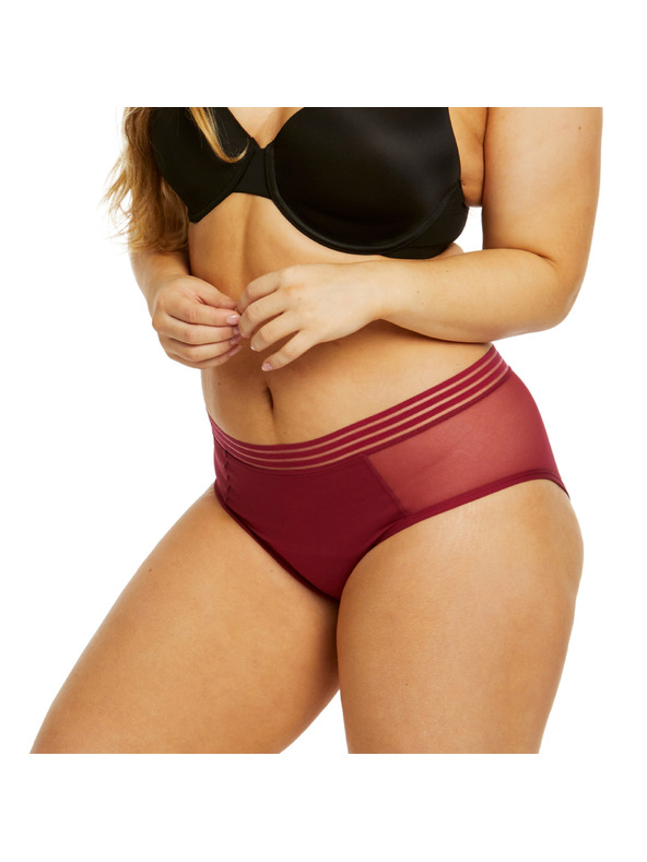 Love Luna Menstrualne gaćice Love Luna LUXE Midi Dark Cherry
