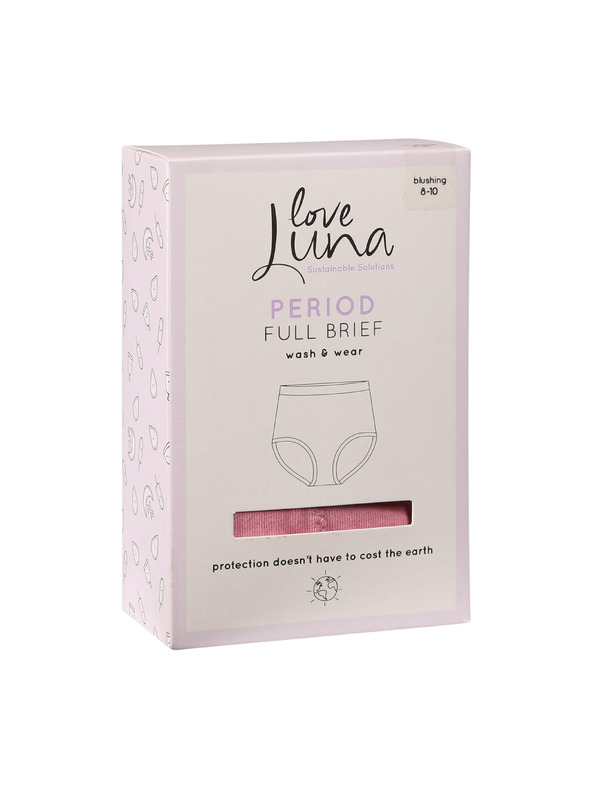 Love Luna Menstrualne gaćice Love Luna Full Blushing Pink