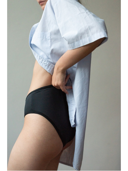Meracus Menstrualne gaćice Meracus Hi Cut Black Standard
