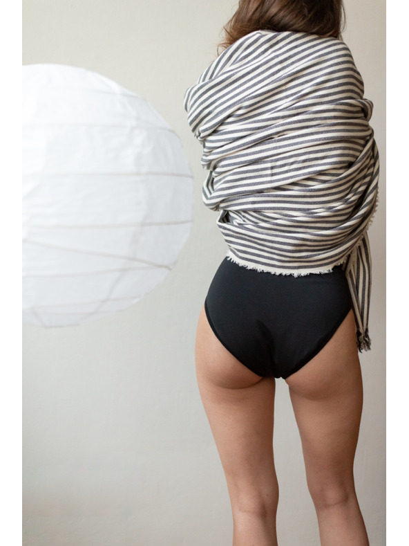 Meracus Menstrualne gaćice Meracus Hi Cut Black Standard