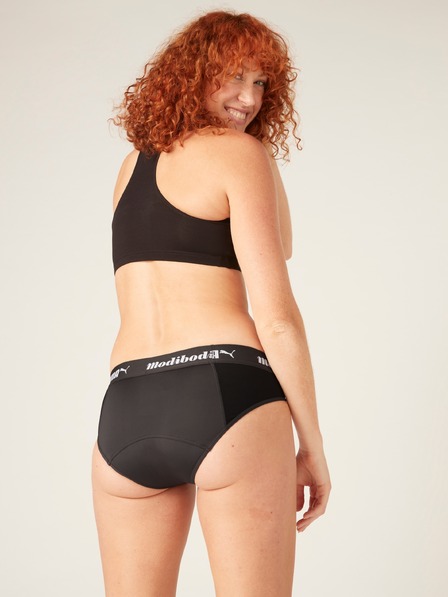 Modibodi Menstrualne gaćice PUMA & Modibodi Active Brief Moderate-Heavy Dark