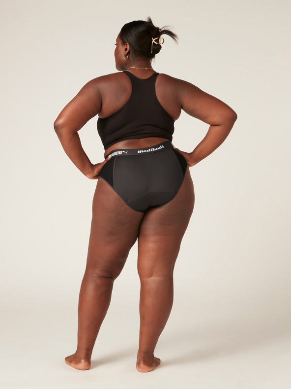 Modibodi Menstrualne gaćice PUMA & Modibodi Active Brief Moderate-Heavy Dark