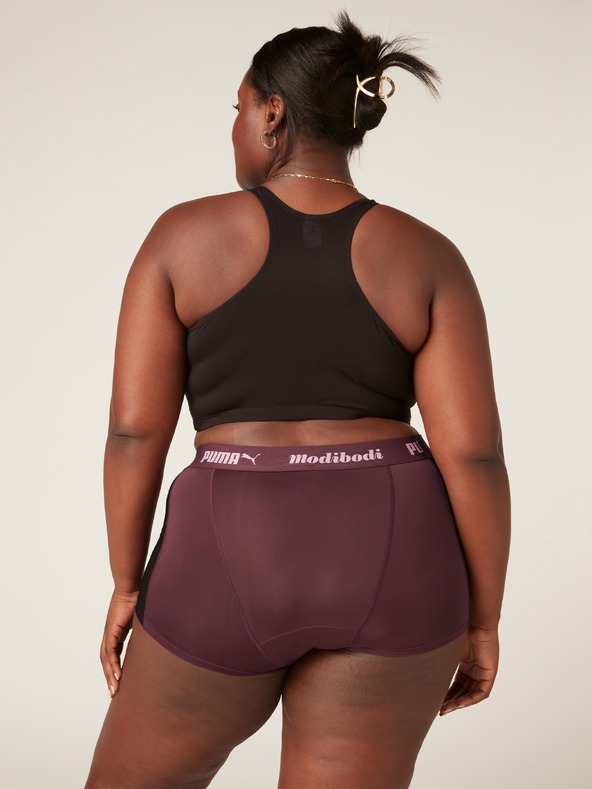 Modibodi Menstrualne gaćice PUMA & Modibodi Active Boyshort Moderate-Heavy Grape