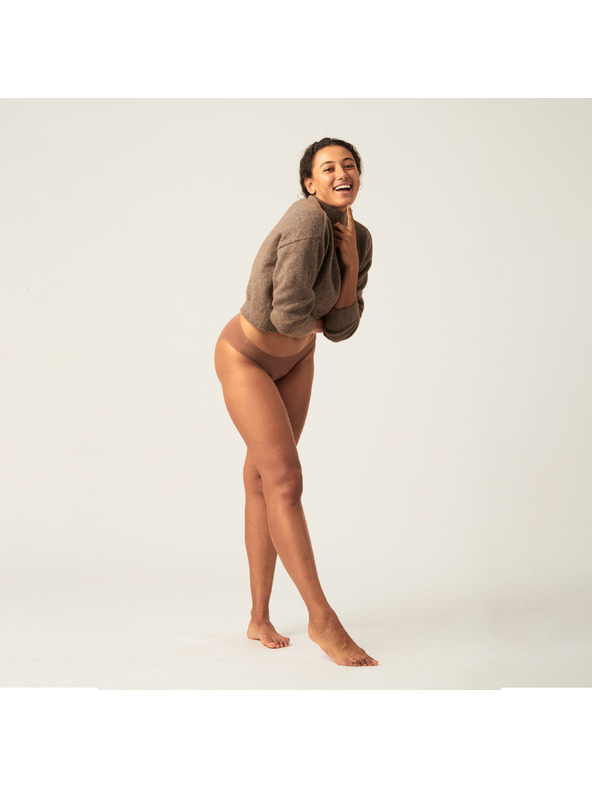Modibodi Menstruacijske gaćice Modibodi Seamfree Bikini Moderate-Heavy Nutmeg