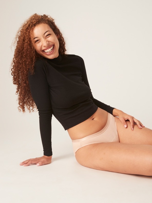 Modibodi Menstruacijske gaćice Modibodi Classic Bikini Light-Moderate Beige
