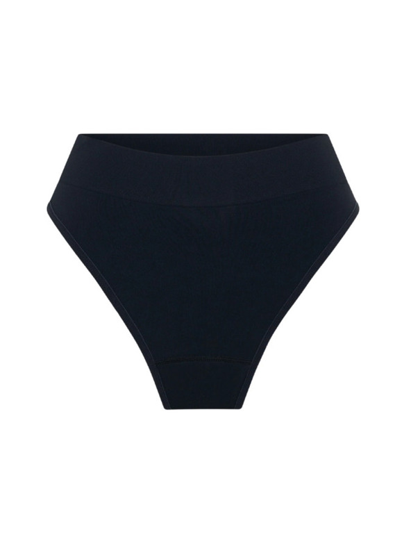 Modibodi Menstruacijske gaćice Modibodi Modicomfort Seamless Hi Waist Cheeky Moderate Black