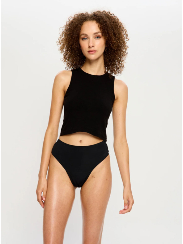 Modibodi Menstruacijske gaćice Modibodi Modicomfort Seamless Hi Waist Cheeky Moderate Black