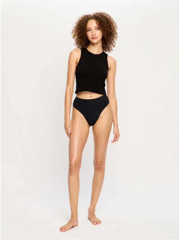 Modibodi Menstruacijske gaćice Modibodi Modicomfort Seamless Hi Waist Cheeky Moderate Black