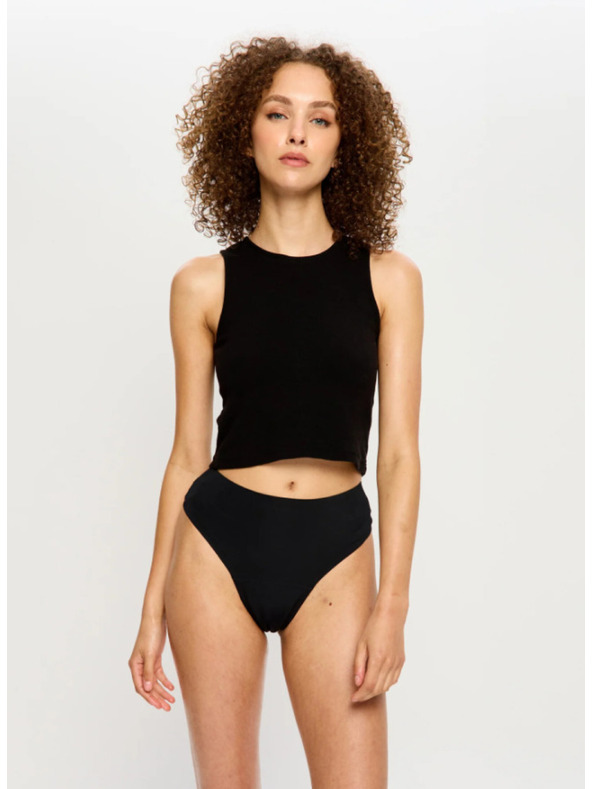 Modibodi Menstruacijske gaćice Modibodi Modicomfort Seamless Hi Waist Cheeky Moderate Black