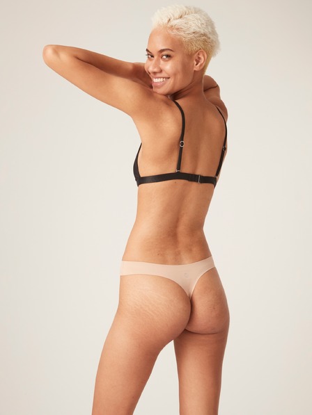 Modibodi Menstruacijske tange Modibodi Seamfree Thong Light Cashew