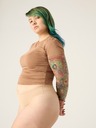 Modibodi Menstruacijske tange Modibodi Seamfree Thong Light Cashew