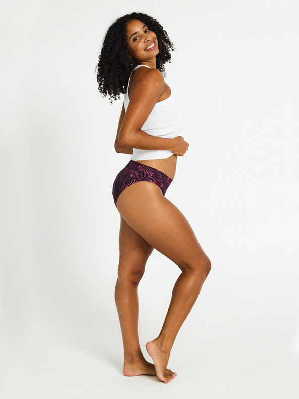 Modibodi Menstruacijske gaćice PUMA & Modibodi Seamfree Active Bikini Moderate-Heavy Flame Haze Pink