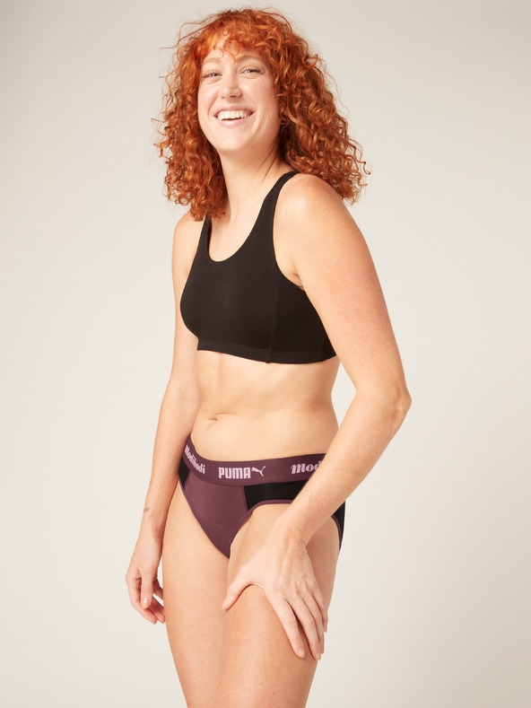 Modibodi Menstruacijske gaćice PUMA & Modibodi Active Brief Moderate-Heavy Grape