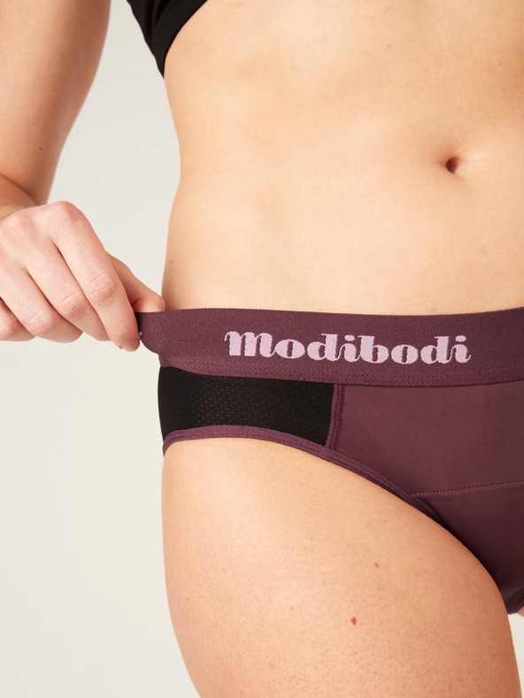 Modibodi Menstruacijske gaćice PUMA & Modibodi Active Brief Moderate-Heavy Grape