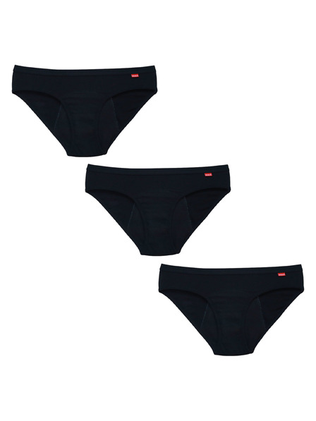 WUKA Set od tri - Menstruacijske gaćice WUKA Basics™ Hipster - Medium
