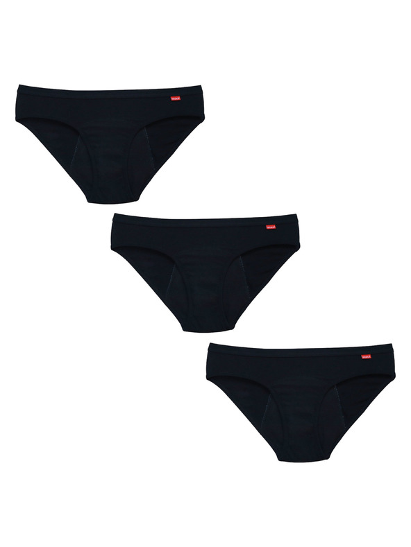 WUKA Set od tri - Menstruacijske gaćice WUKA Basics™ Hipster - Medium