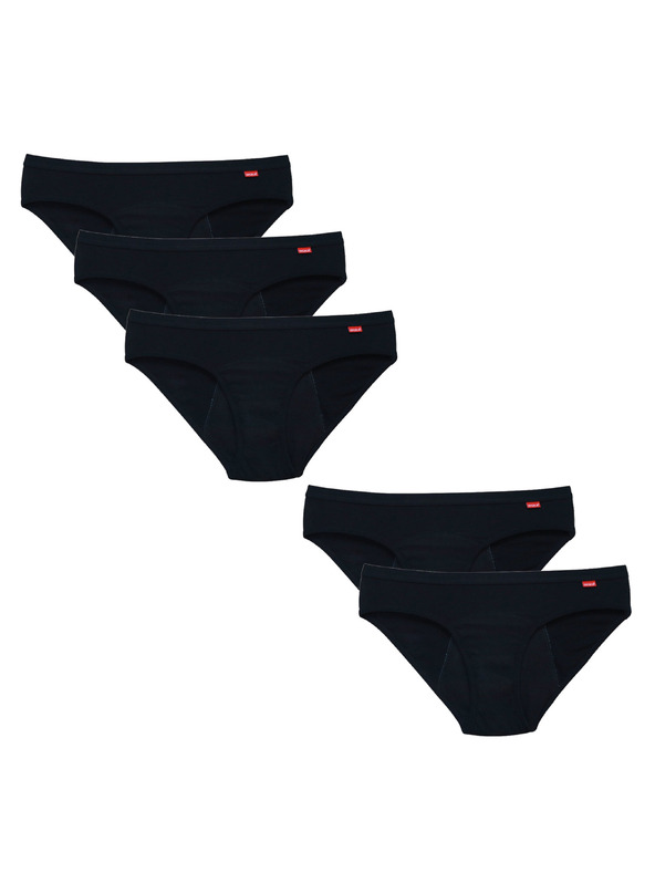 WUKA Set od pet - Menstruacijske gaćice WUKA za normalnu menstruaciju