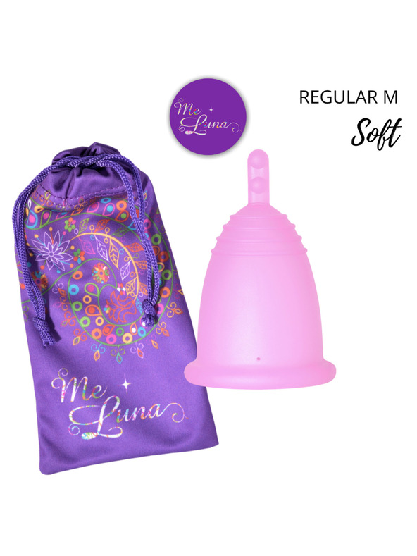 Me Luna Menstrualni čaš Me Luna Soft M sa stopolcem ružičasta